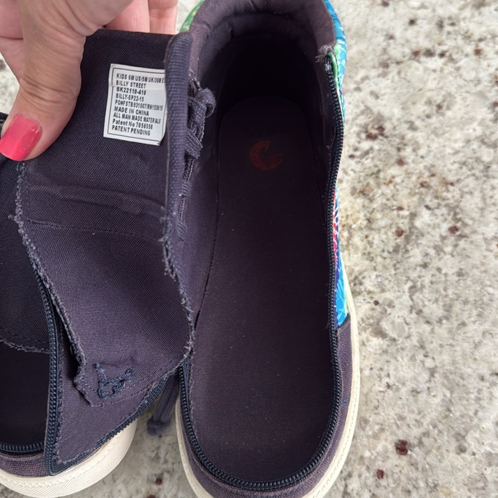 BILLY Colorful High-Top Kids Sneakers. SIZE 6M - Picture 6 of 9